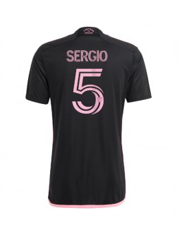 Inter Miami Sergio Busquets #5 Replika Borta Kläder 2024-25 Kortärmad